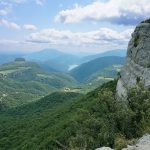 Panoràmica dels Cingles de Bertí a Tavertet, Osona.