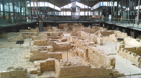 Jaciment al mercat del Born, Barcelona.