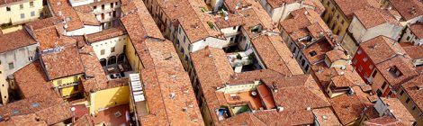 Vista aèrea de la ciutat de Cremona.