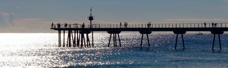 El Pont del Petroli de Badalona.