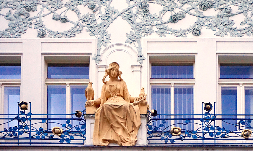 Escultura de la princesa Libussa. Barri jueu de Praga