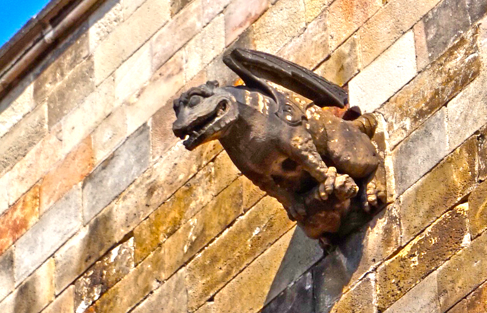 Gàrgola de la catedral de Barcelona.