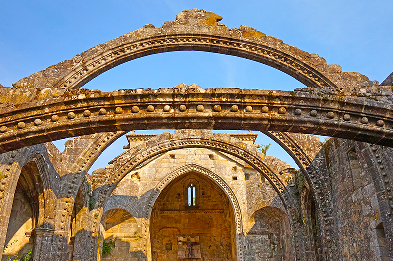 Arcades de Santa Mariá Dozo a Cambados (Pontevedra)