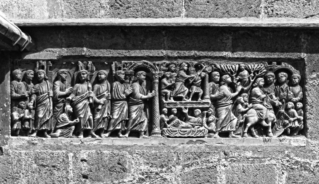 Relleu del sarcòfag Bethesda de la catedral de Tarragona.