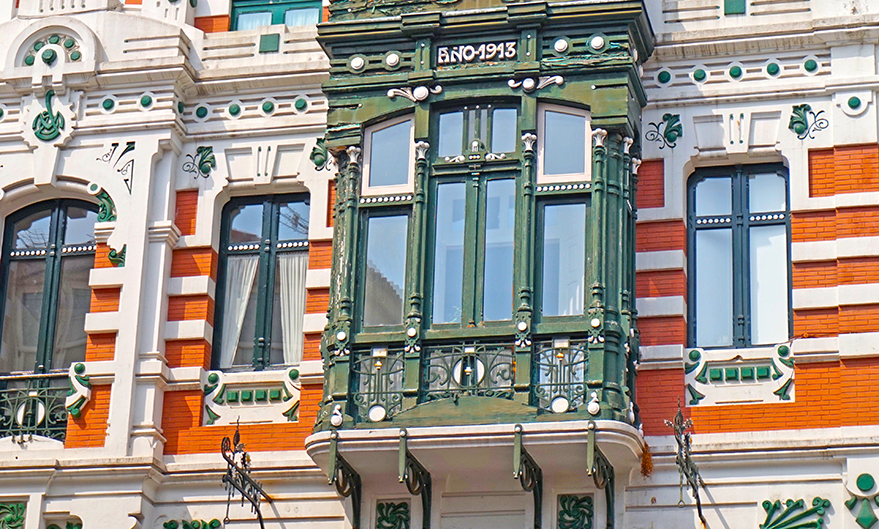 Tribuna en una casa modernista. Segon itinerari per A Coruña