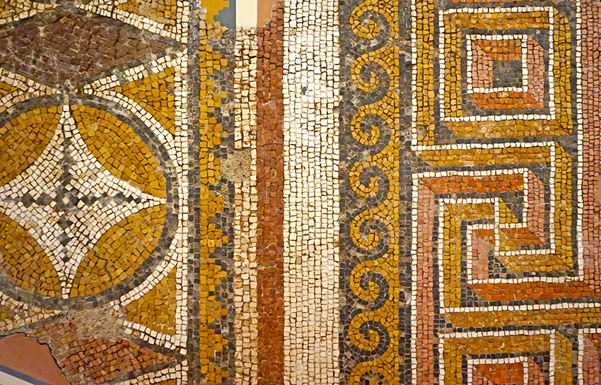 Mosaic de tessel·les. Museu Arqueològic Tarragona