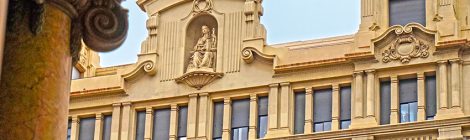 Edifici La Equitativa a la Via Laietana de Barcelona.