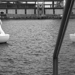 Escultura Miraestels al Port de Barcelona.