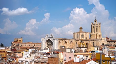 Panoràmica de la Catedral de Tarragona.