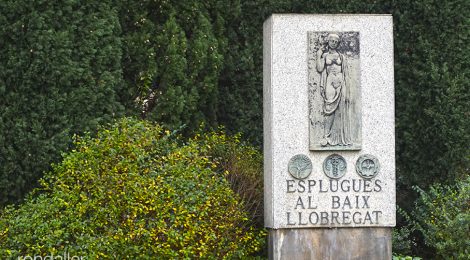 Esplugues de Llobregat. Monument al Baix Llobregat