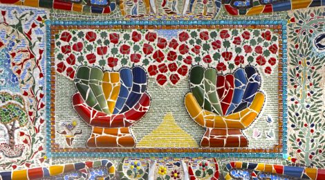 Mosaics de la Casa Pratginestós a Llinars del Vallès.