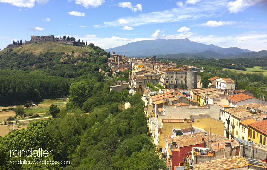 Panoràmica d'Hostalric. La Selva