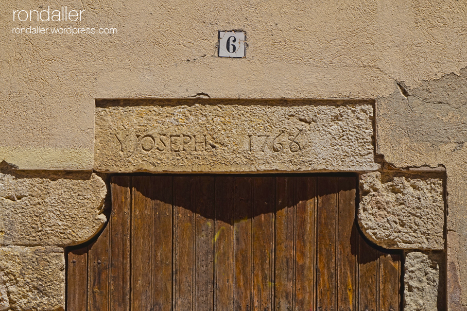 Segon itinerari per Centelles (Osona). Habitatge del segle XVIII.