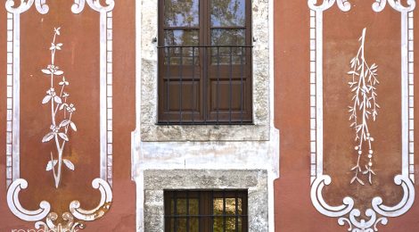 Vilafranca del Penedès, Alt Penedès, esgrafiat, hospital