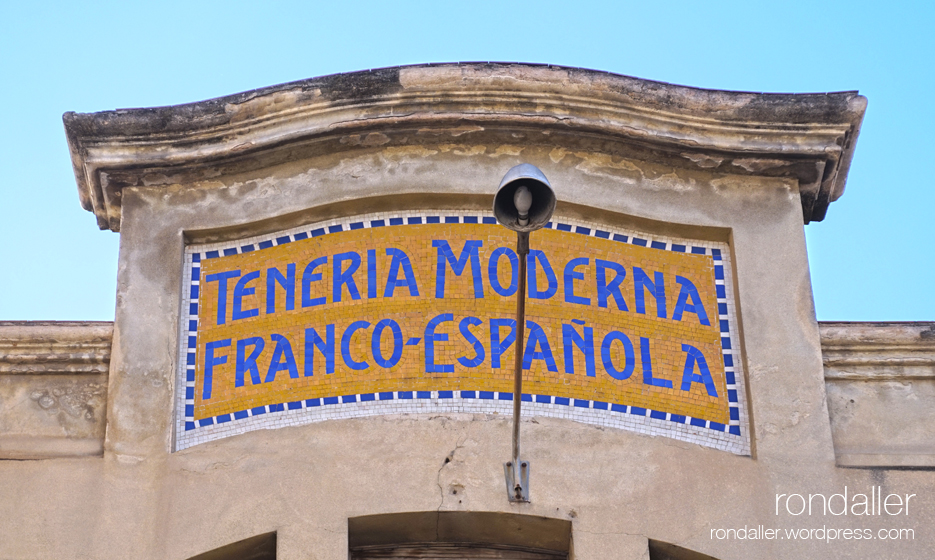 Mollet del Vallès, Vallès Oriental, mosaic, fàbrica