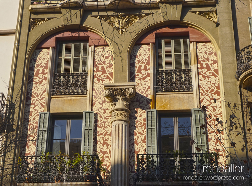 Casa Tomàs Roger, Barcelona, carrer Ausiàs Marc, Enric Sagnier