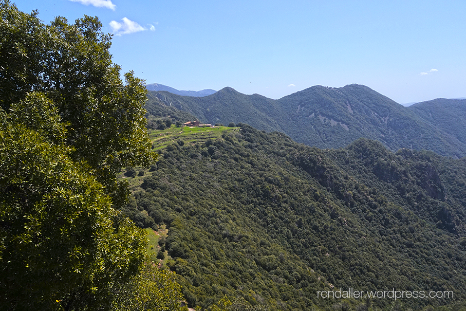 Excursió al cim del Tagamanent, Vallès Oriental. Panoràmica del Montseny.