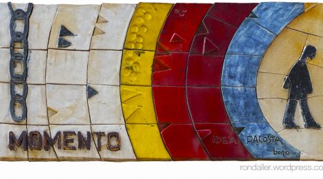 Mural ceràmic, Julio Bono, ceramista, mosaic, Terrassa