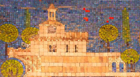 Terrassa, mosaic, 1970