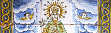 Degotalls, Montserrat, Guivernau, plafó ceràmic