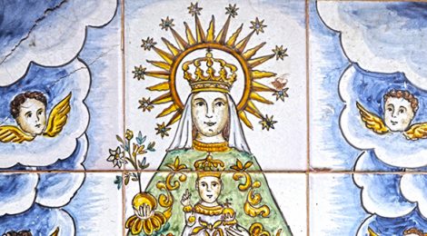 Degotalls, Montserrat, Guivernau, plafó ceràmic