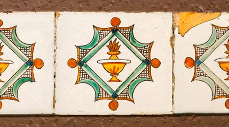 rajola, llàntia, barroc, Argentona, ceràmica, Maresme,