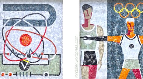 Mosaic, Sant Josep de Calassanç, Institut Broggi, Barcelona