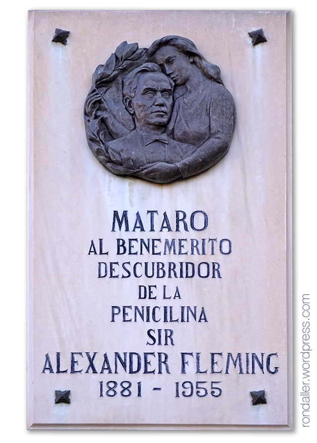 Monument a Fleming a Mataró.