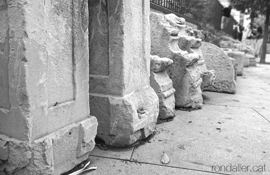 Restes arqueològiques de l'antic Hospital General de València.