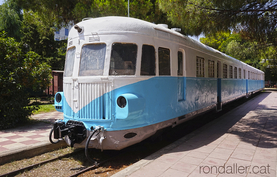 Parc ferroviari de Kalamata, al Peloponès.