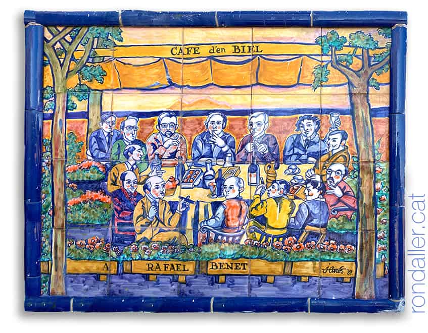 Mosaic de Jordi Curós a Tossa de Mar (La Selva).