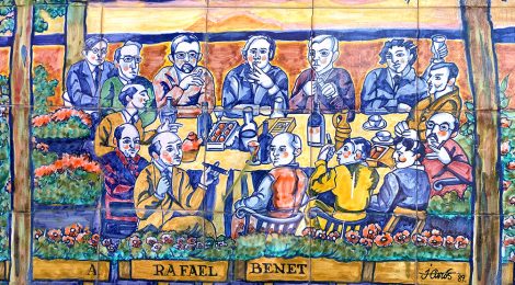 Mosaic de Jordi Curós a Tossa de Mar (La Selva).