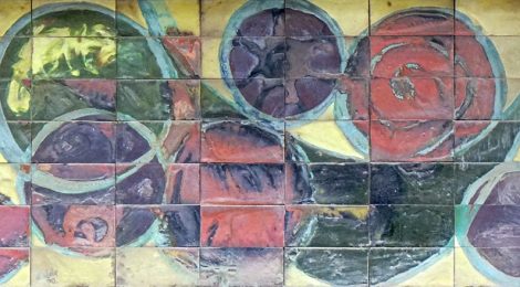 Murals ceràmics de Madola a Vilafranca del Penedès.