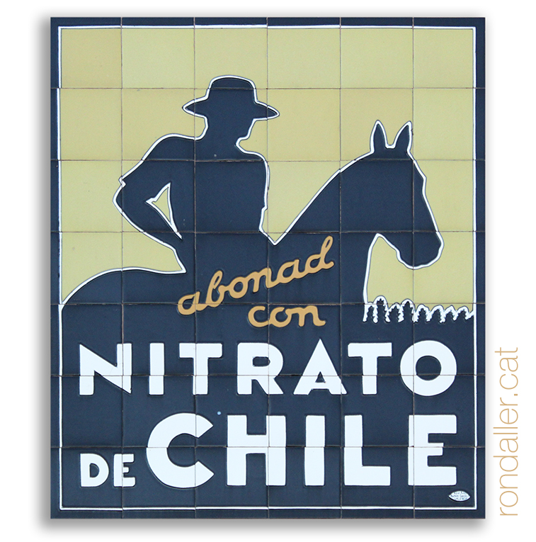 Publicitat de Nitrato de Chile a Albalat dels Sorells.