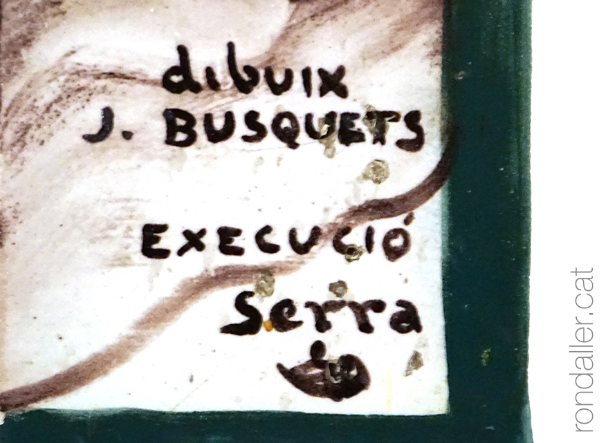 Signatures de Joan Busquets i de Josep Serra Abella.