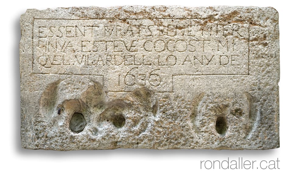 Passejada per Banyoles. Antiga font del 1636.