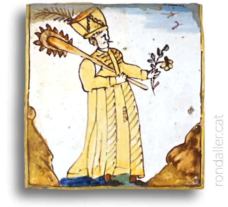 Rajola d'oficis conservada al Museu Frederic Marès de Barcelona.