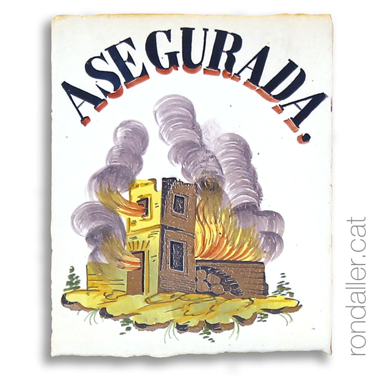 Rajola d'assegurança d'incendis a Massarrojos.