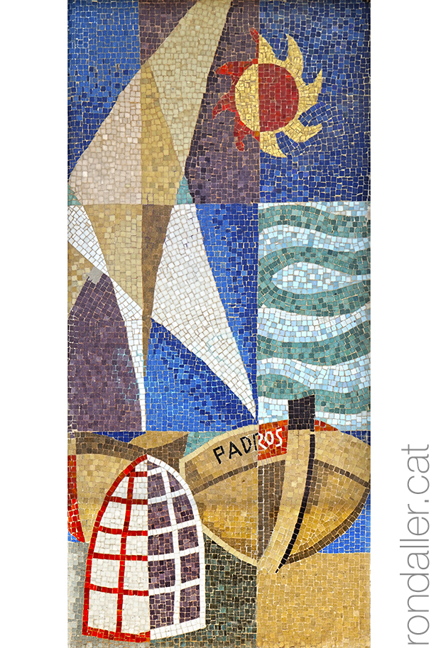Mosaic de Santiago Padrós a Calafell.