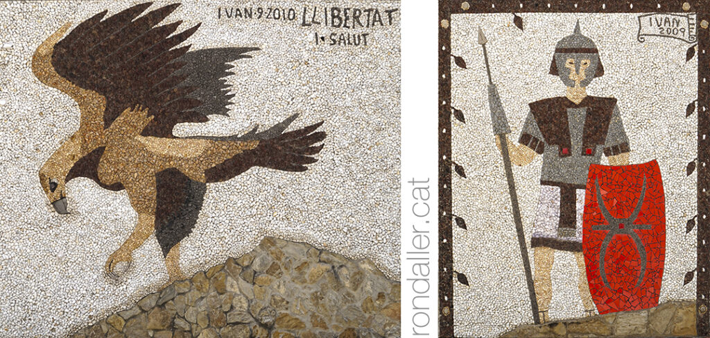 Obres dart insòlit a Catalunya. Mosaics a Sant Quirze de Besora.