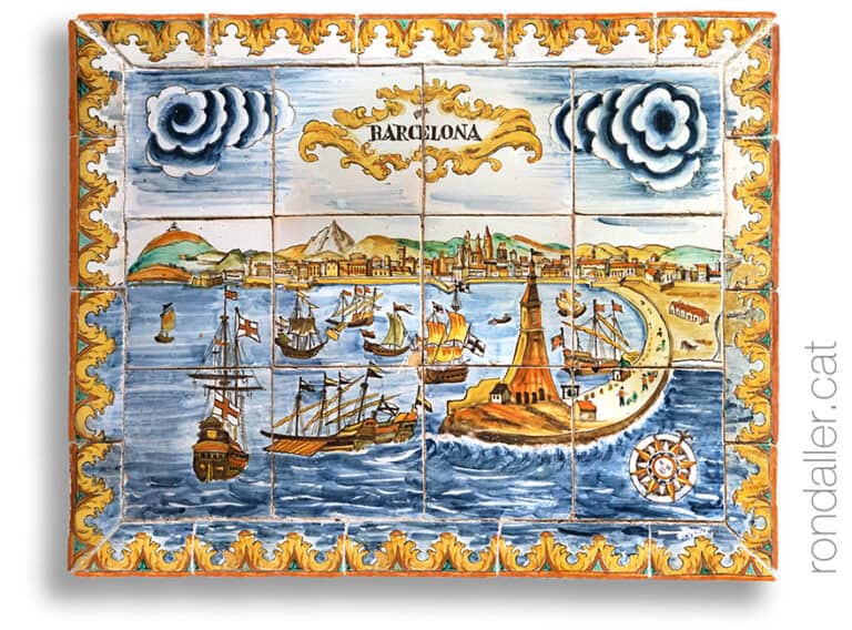 Obra de Joan Baptista Guivernau al carrer de Ticià de Barcelona.