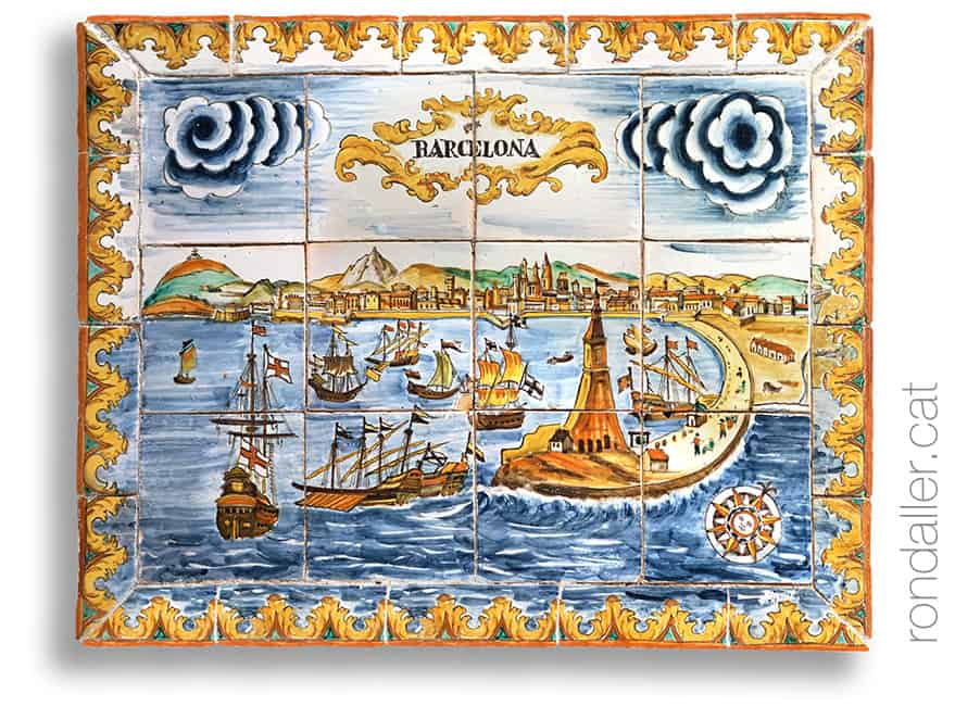 Obra de Joan Baptista Guivernau al carrer de Ticià de Barcelona.