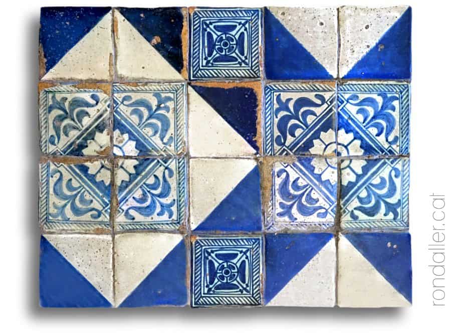 Paviment gòtic d'un dels salons del Palau de la Generalitat Valenciana.